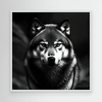 Black and White Wolf – Quadro d'impatto