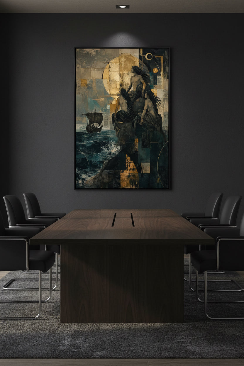 The Sirens’ Call – Greek Mythology Odyssey Canvas Wall Art