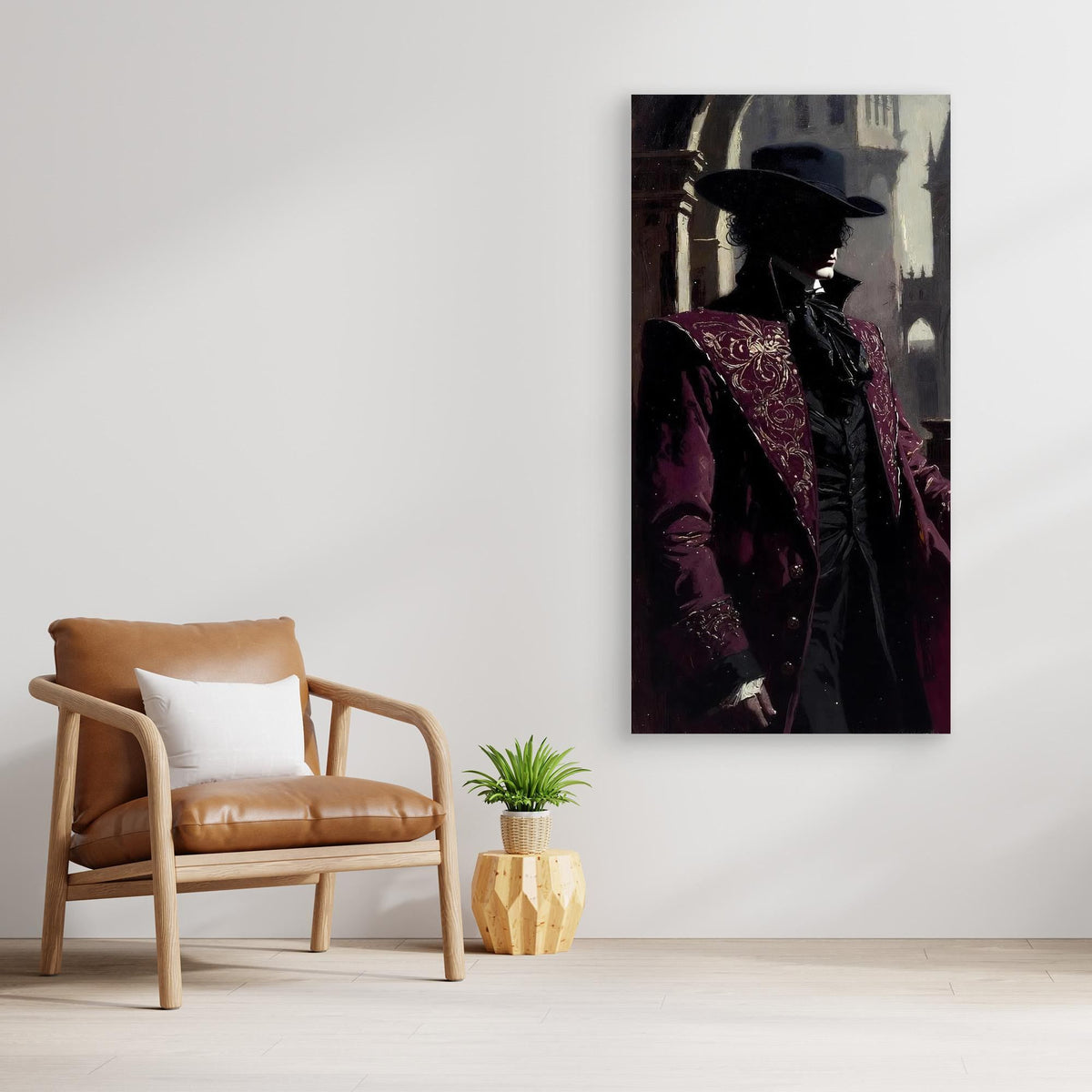 Dracula Painting – Gothic Statement Wall Art