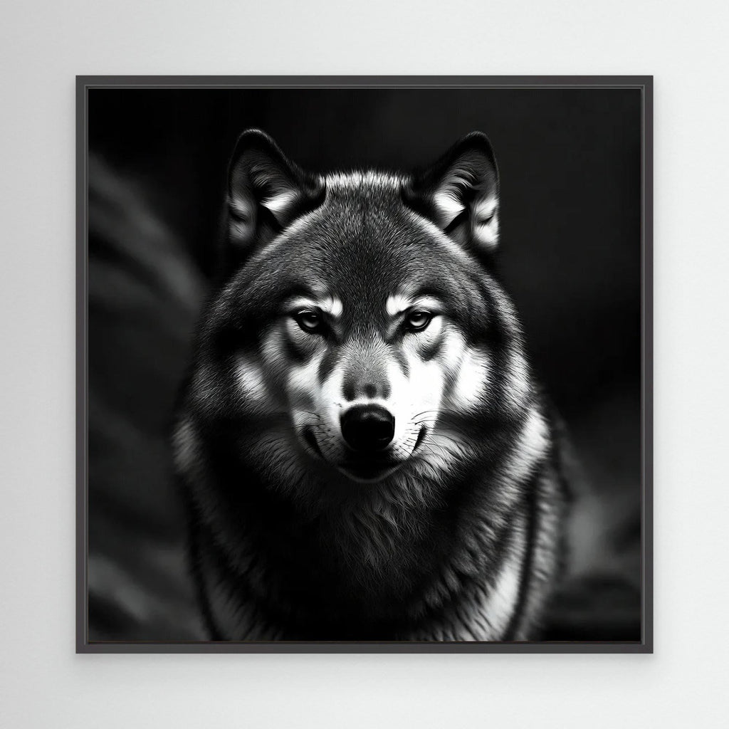 Black and White Wolf – Quadro d'impatto