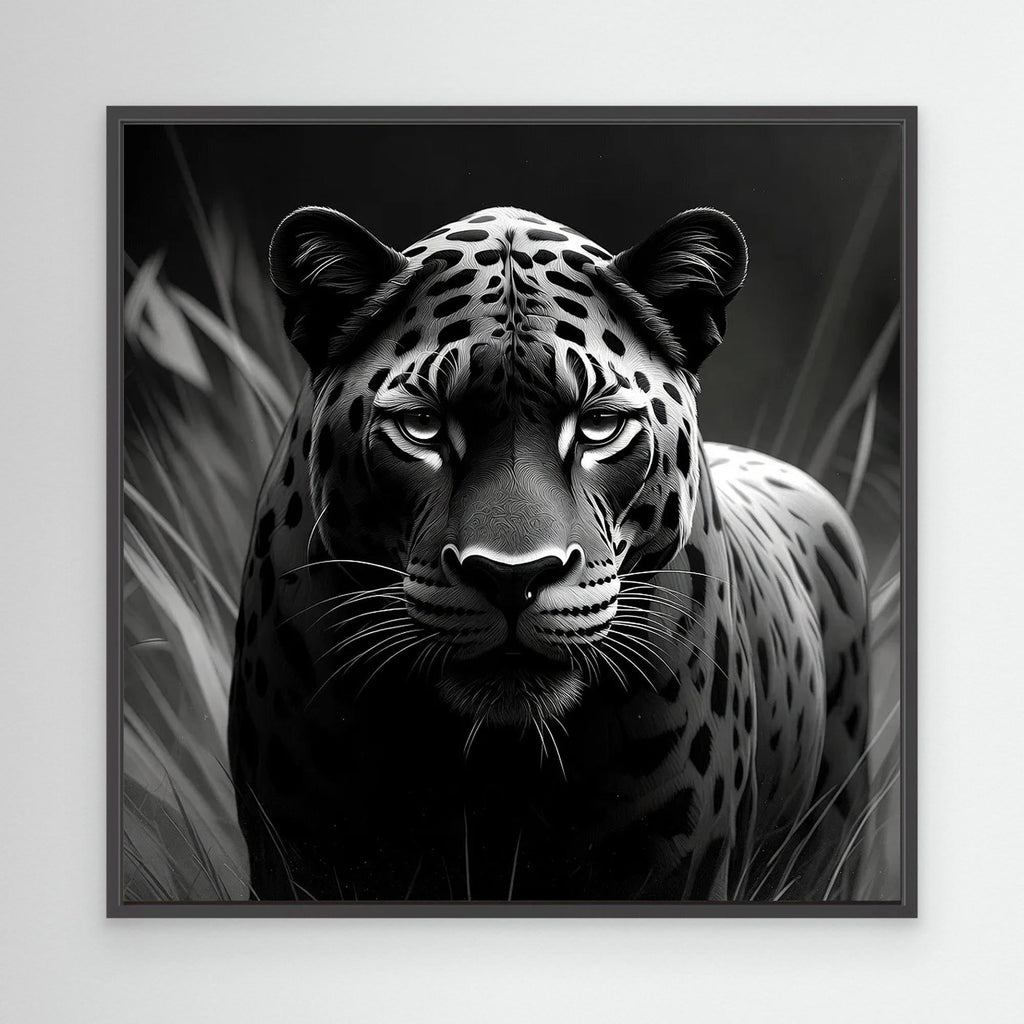 Black and White Panther – Statement Wall Art
