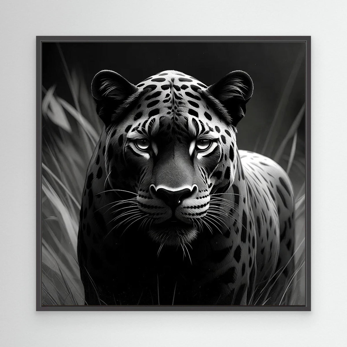 Black and White Panther – Statement Wall Art