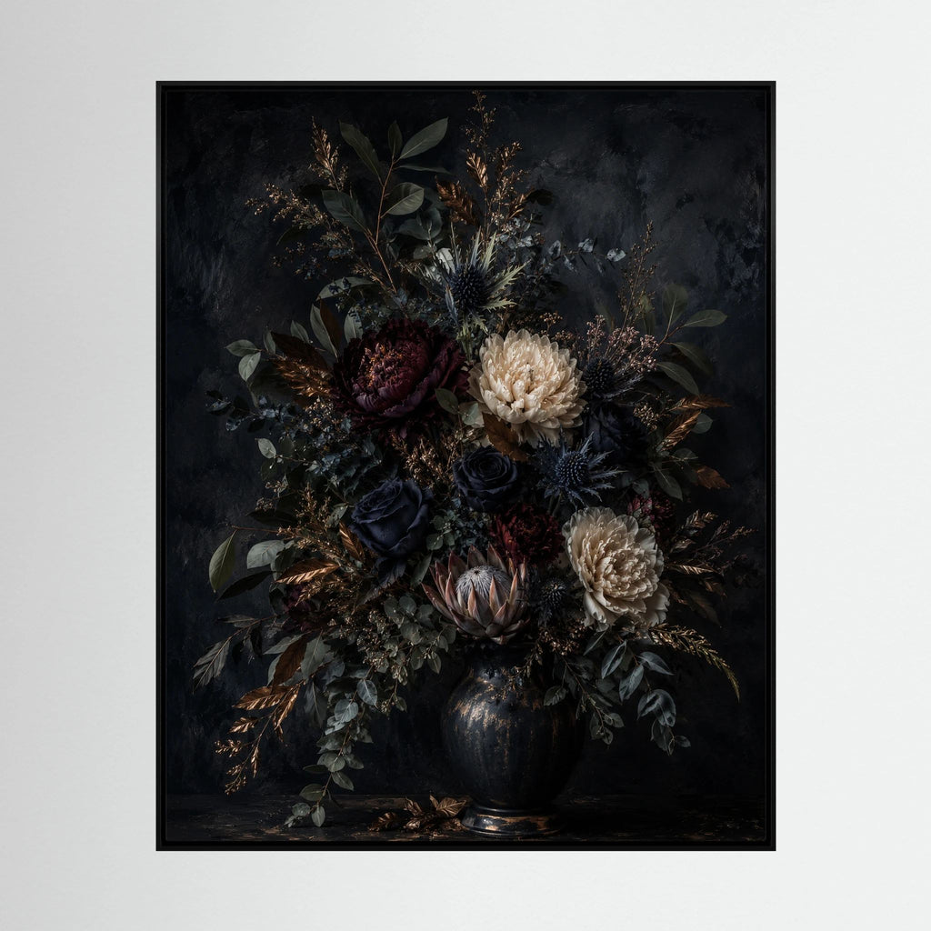 For All You Do – Dark Floral Wall Art