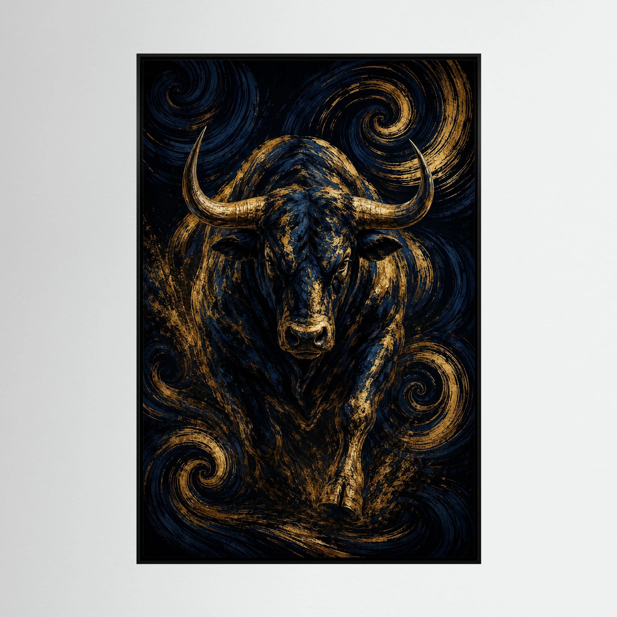 Gilded Bull in a Cosmic Vortex