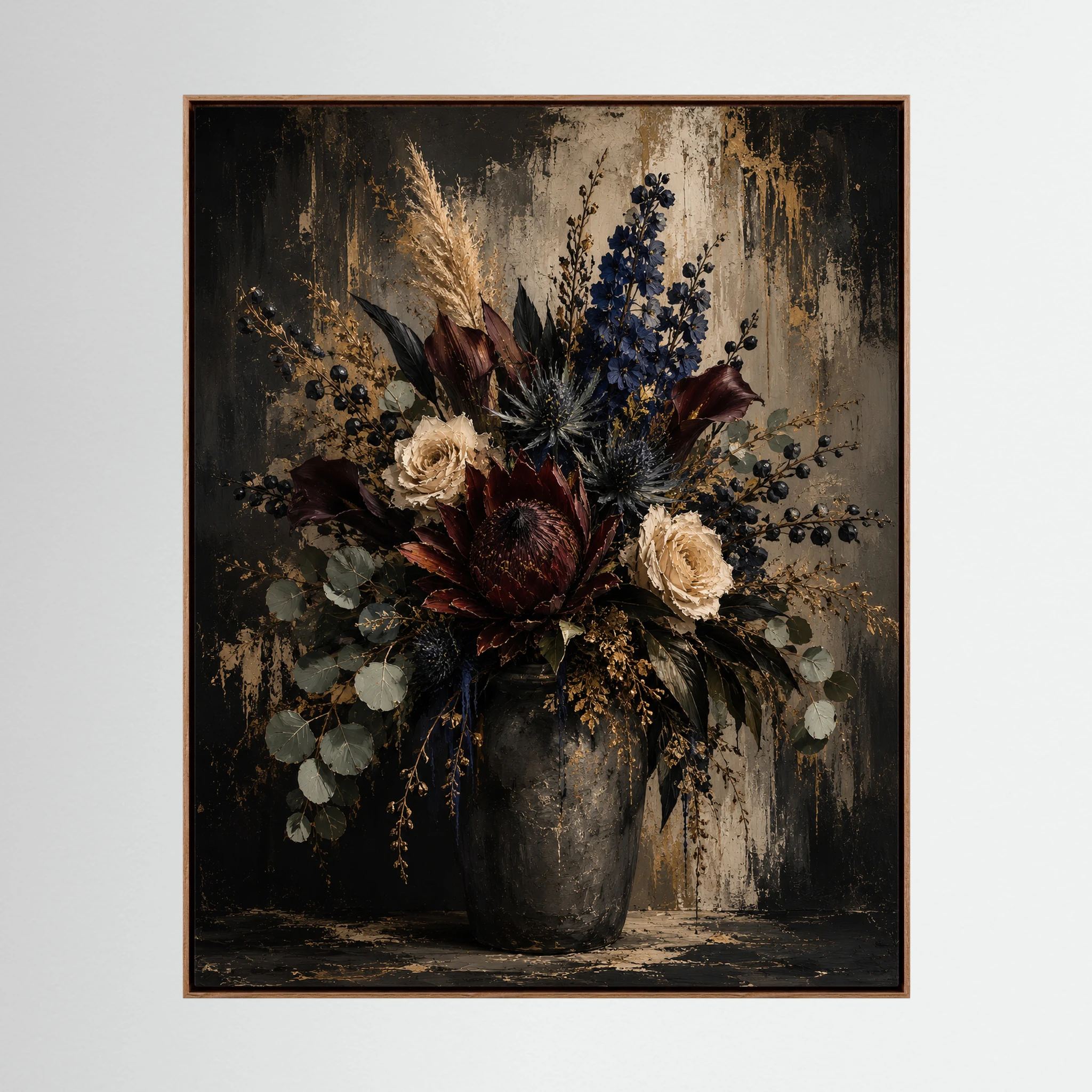 For Everything You Give – Moody Floral Wall Art