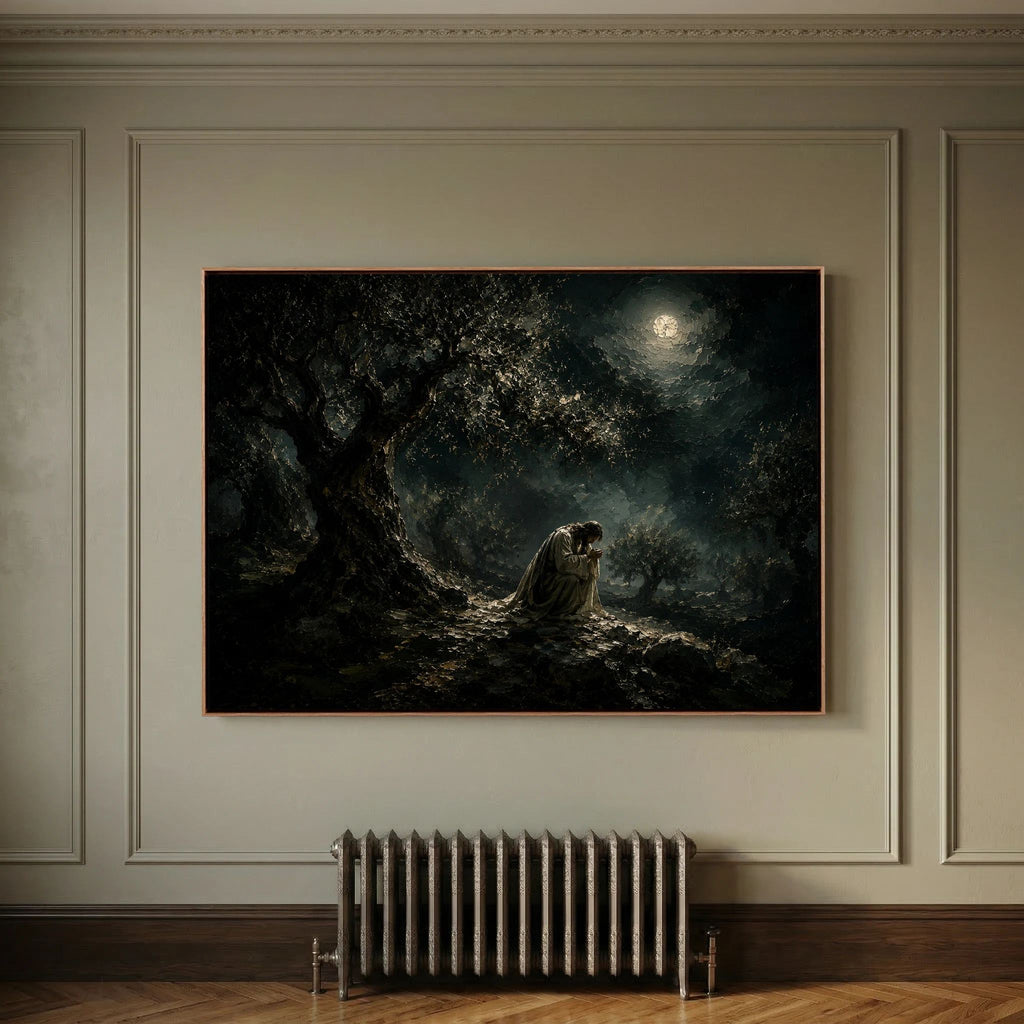 Before the Cross – Jesus in Gethsemane Painting Canvas