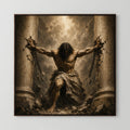 One Last Act – Samson Biblical Canvas Wall Art
