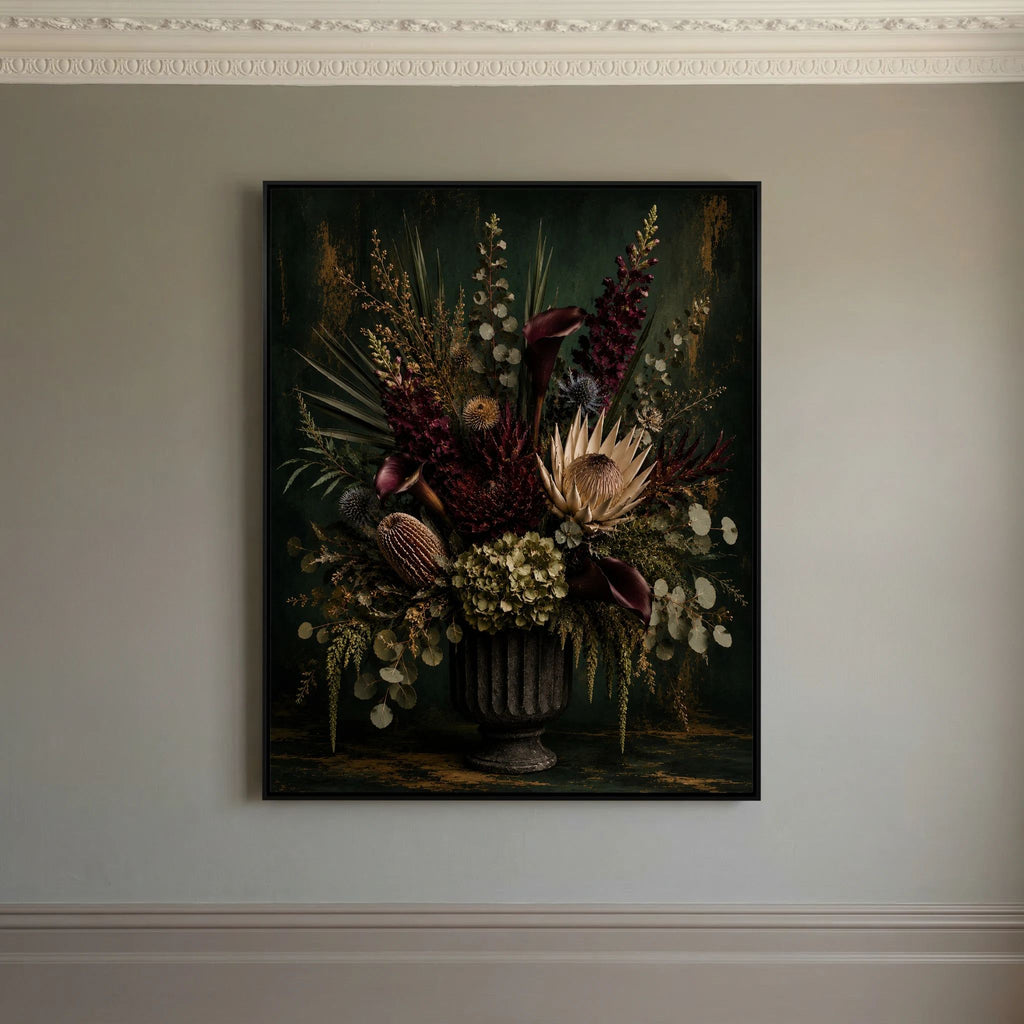 You’ve Earned This – Forest Green Floral Wall Art