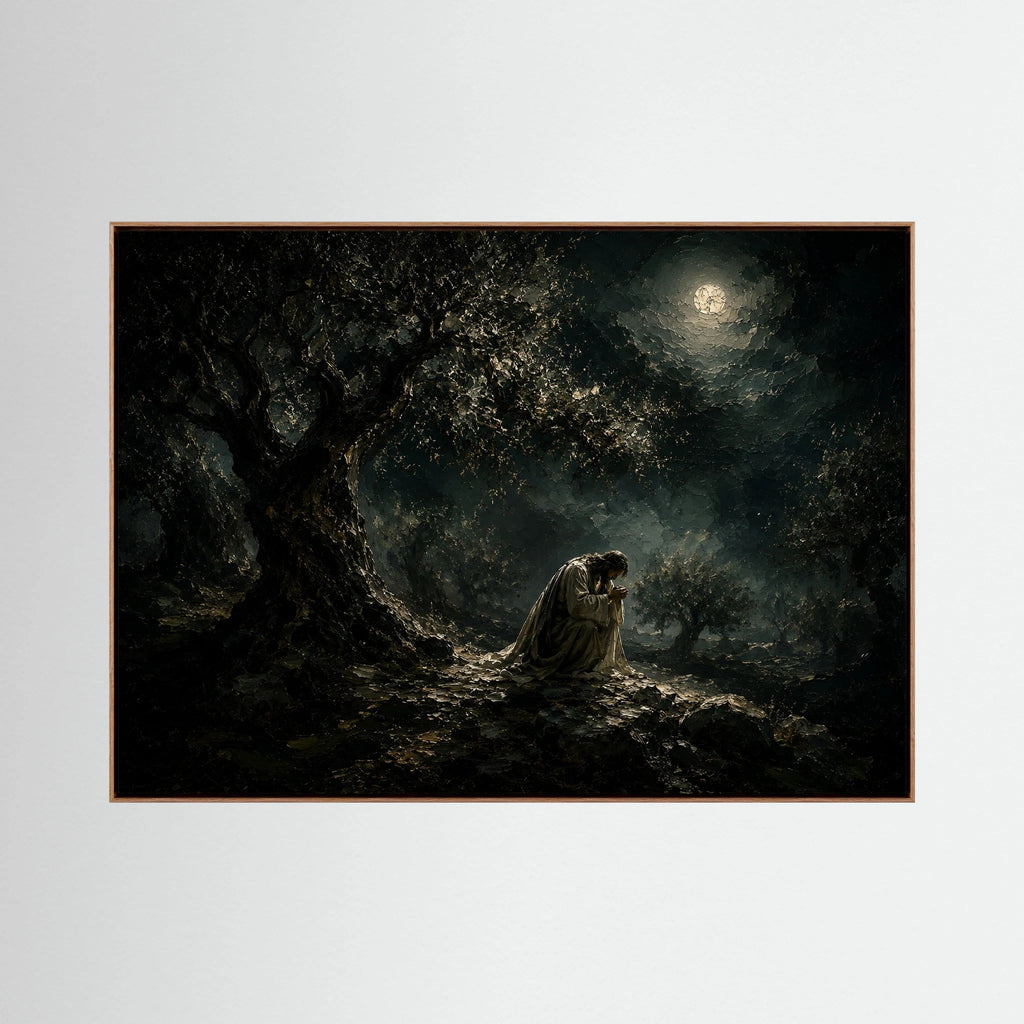 Before the Cross – Jesus in Gethsemane Painting Canvas