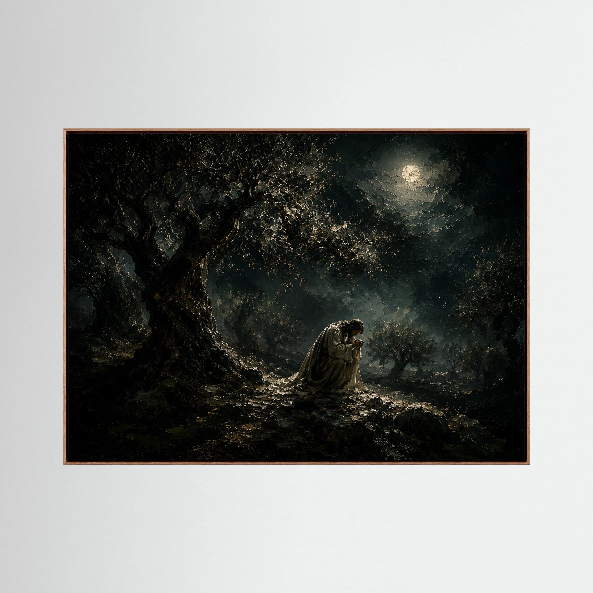 Before the Cross – Jesus in Gethsemane Painting Canvas
