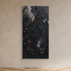 Silent Depth — czarny obraz abstrakcyjny