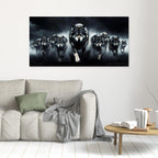 Alpha Wolf Leading the Pack – Quadro di lusso