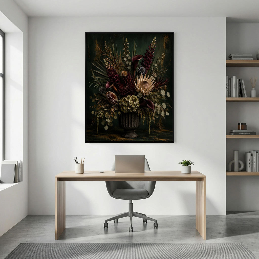 You’ve Earned This – Forest Green Floral Wall Art