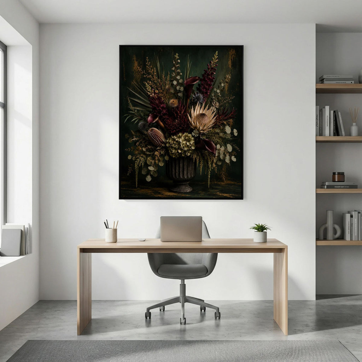You’ve Earned This – Quadro floreale verde bosco