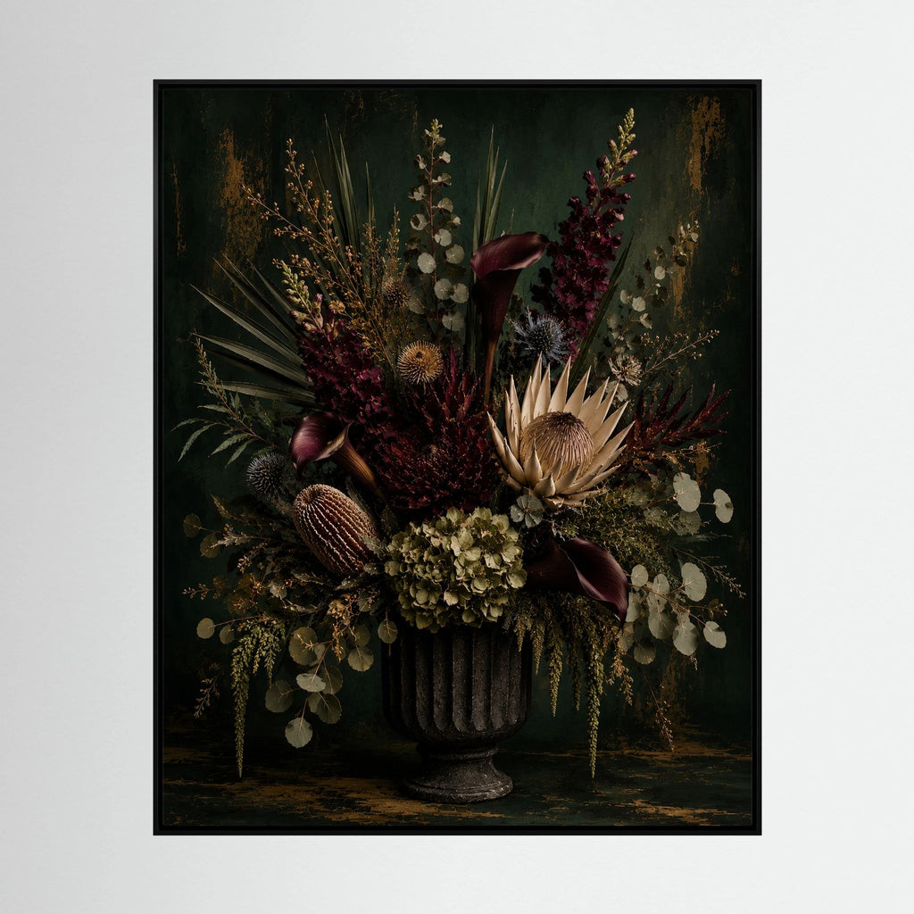 You’ve Earned This – Forest Green Floral Wall Art