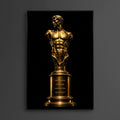 The Prize – Gold Man Trophy Painting & Wall Art