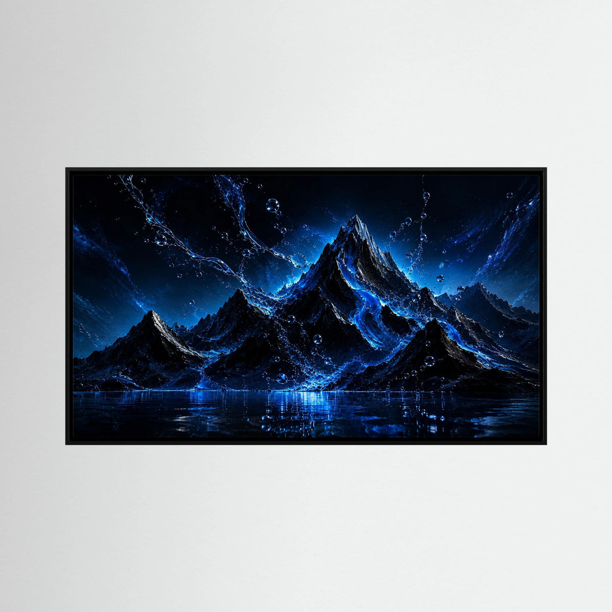 Liquid Summit - Mountain Painting