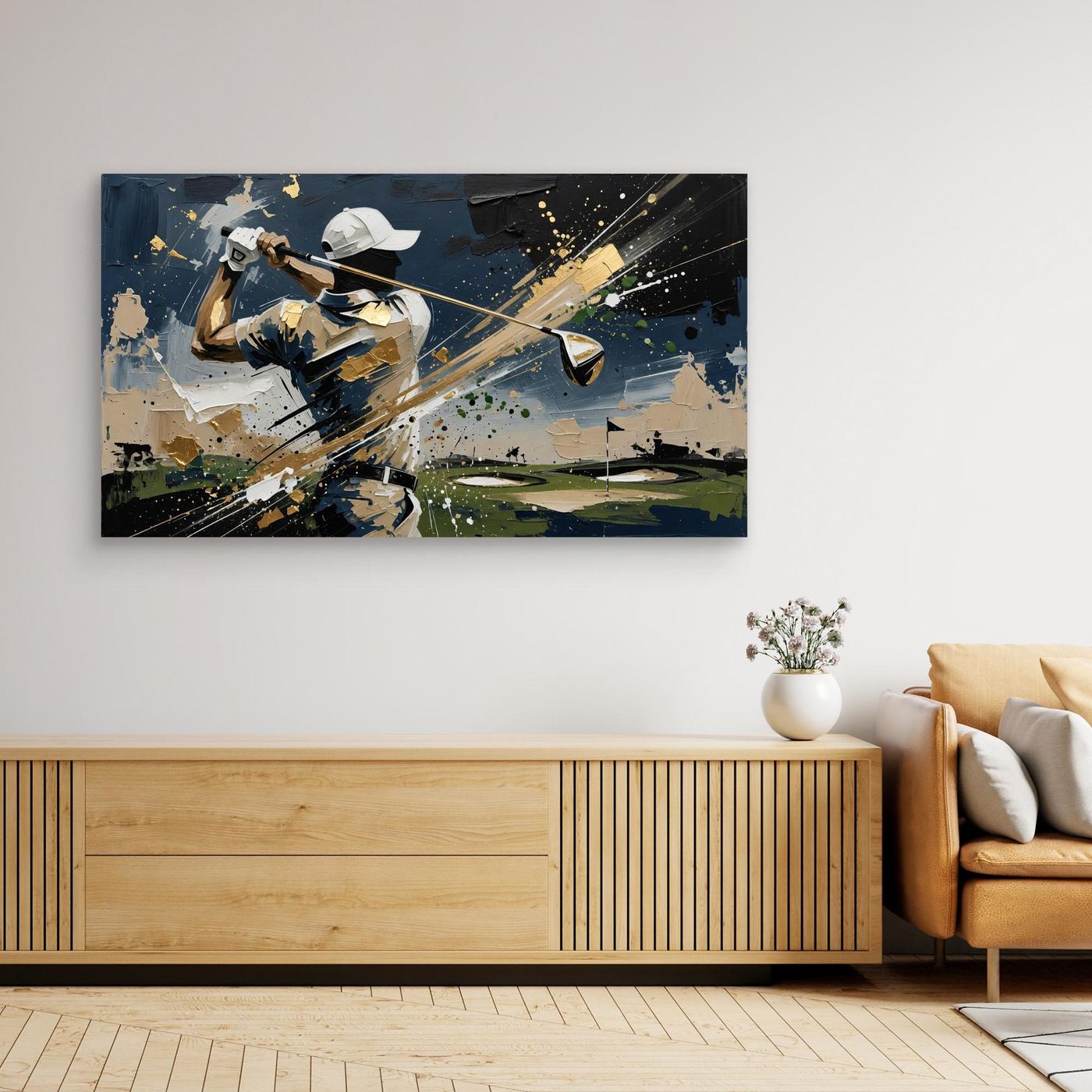 Fairway Force – Abstract Golf Wall Art