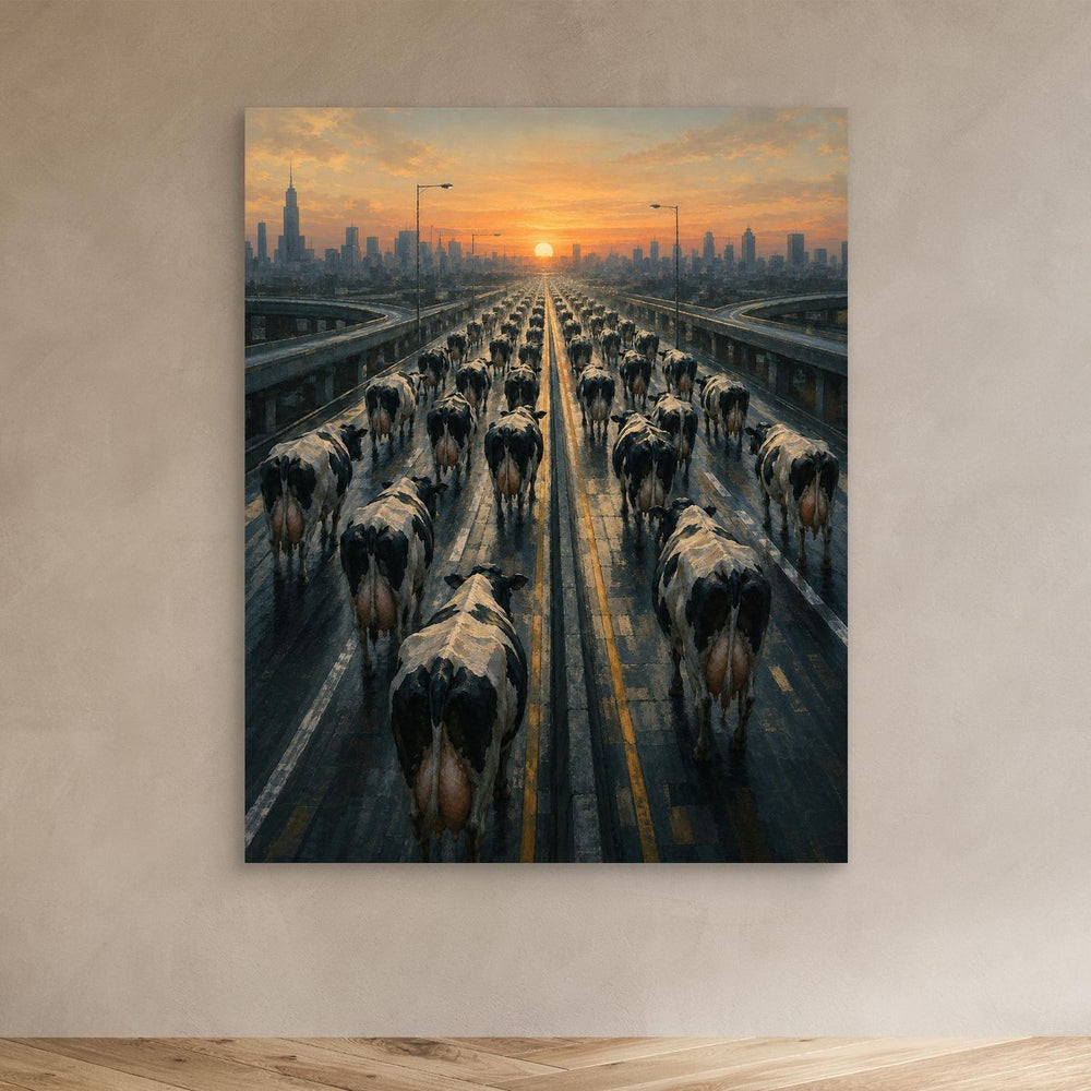 Cows On The Freeway