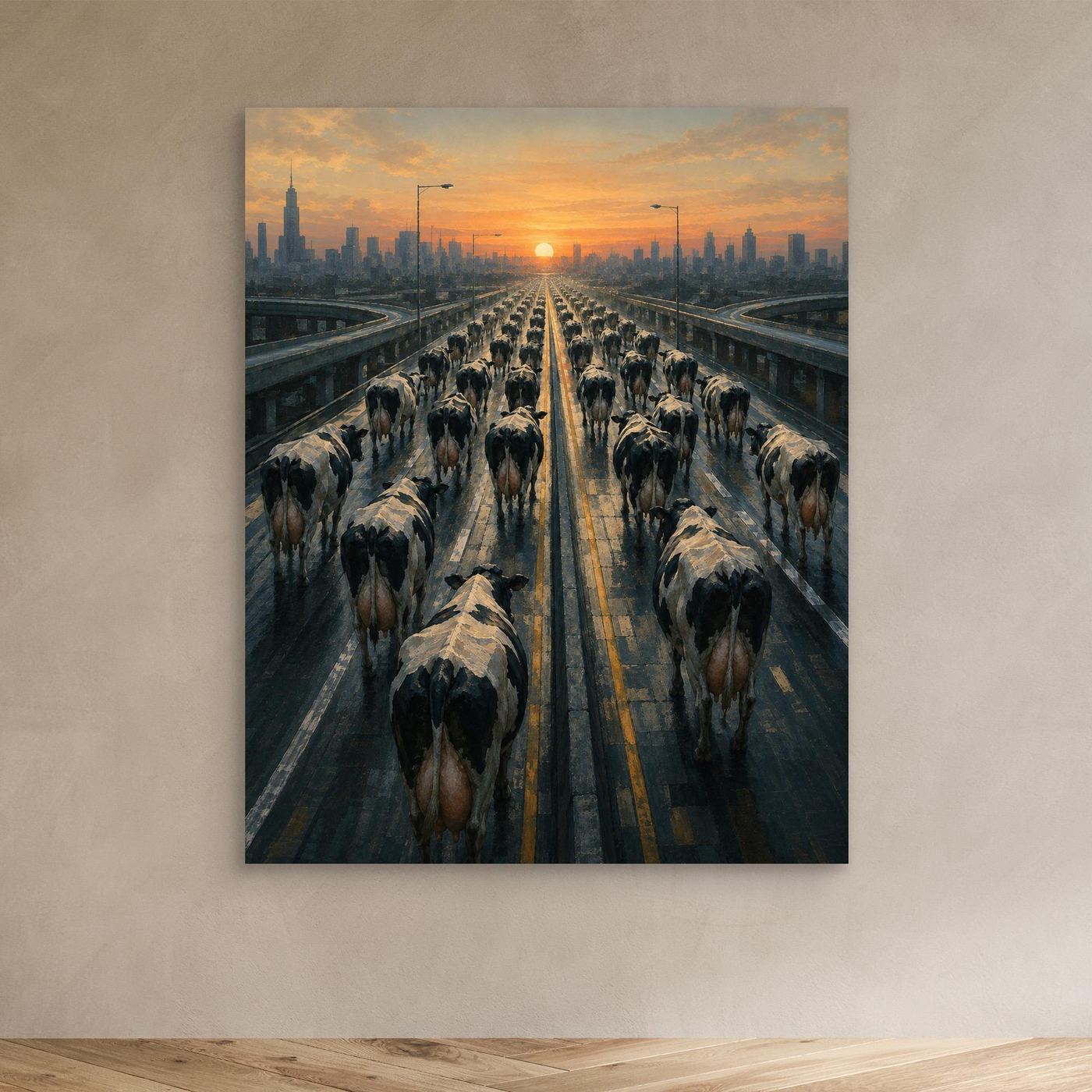 Cows On The Freeway
