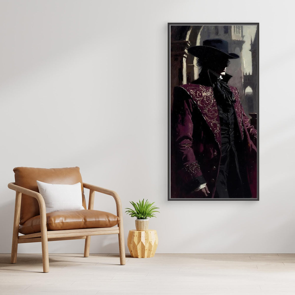 Dracula Painting – Gothic Statement Wall Art