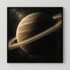 Saturn at Midnight — obraz planety i sztuka kosmiczna