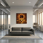The Golden Passage – arte golfistica contemporanea, dalla collezione golf Mens Wall Co.