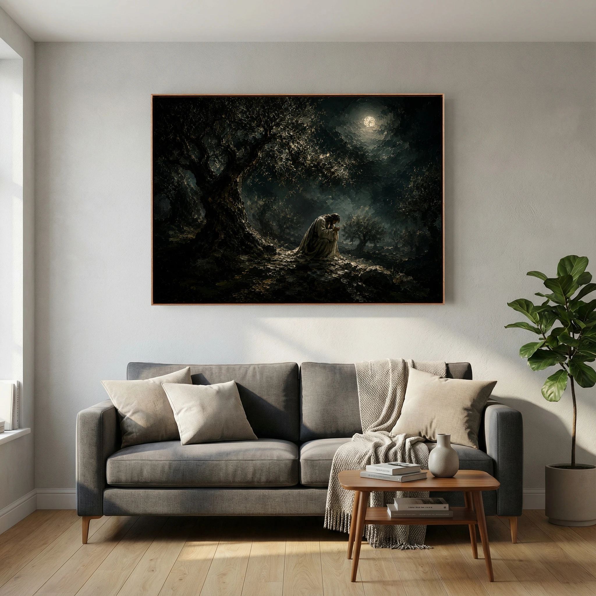 Before the Cross – Jesus in Gethsemane Painting Canvas