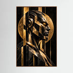 A Mind of Its Own — Quadro sull'IA nero e oro