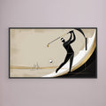 Eagle Swing – Abstract Golf Wall Art**
