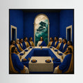 The Final Table – Modern Last Supper Canvas Wall Art
