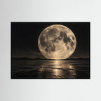 The Moon Came Down — obraz księżyca i krajobraz księżycowy