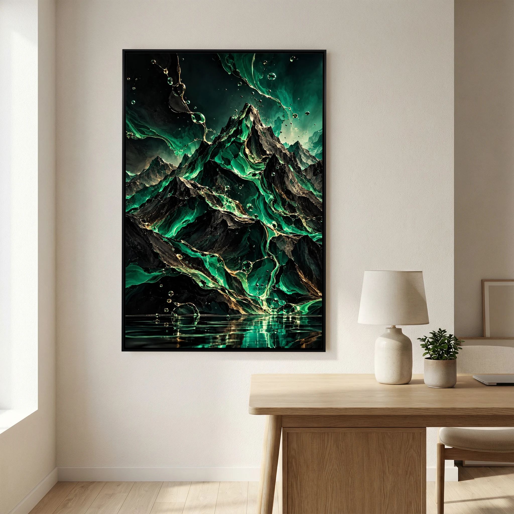 Emerald Heights - Green Mountain Painting