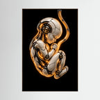 Before the First Breath — Arte su tela di feto androide