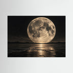 The Moon Came Down — obraz księżyca i krajobraz księżycowy