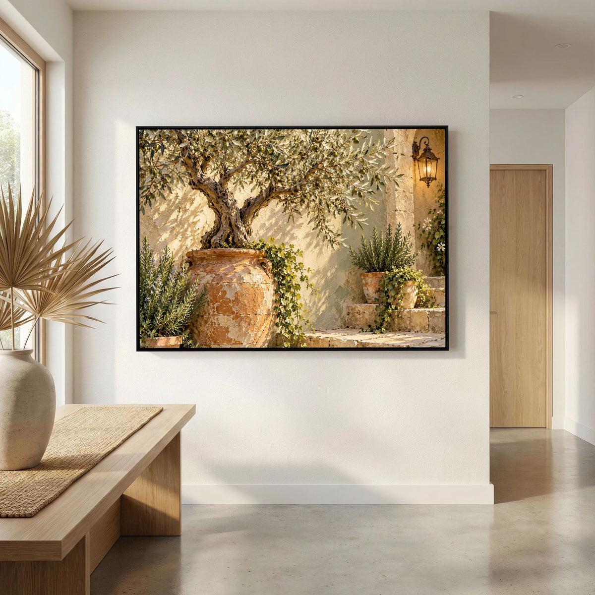 The Olive Courtyard - Botanical Wall Art