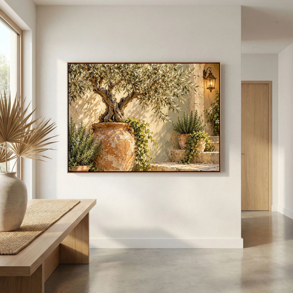 The Olive Courtyard — Obraz botaniczny