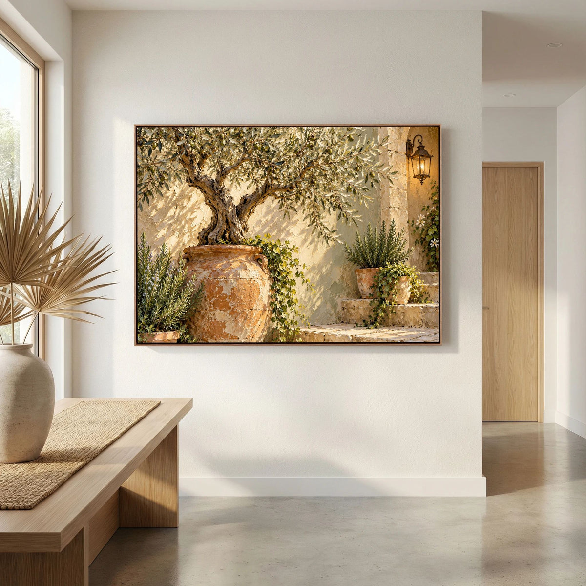 The Olive Courtyard - Botanical Wall Art