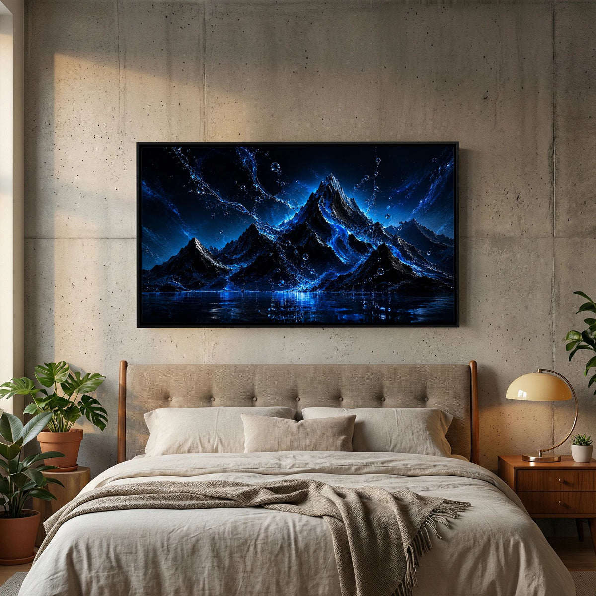 Liquid Summit - Mountain Painting