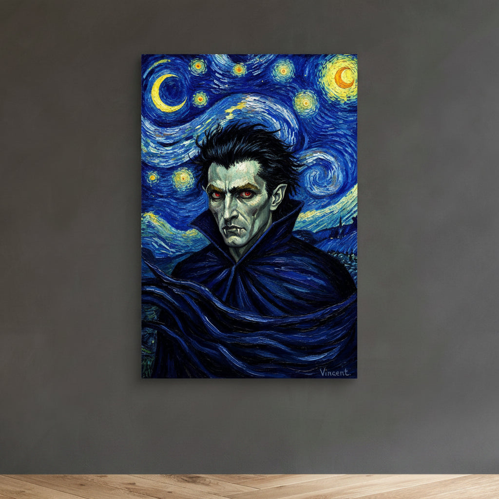 Dracula Van Gogh painting