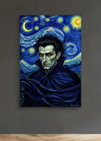 Dipinto di Dracula in stile Van Gogh