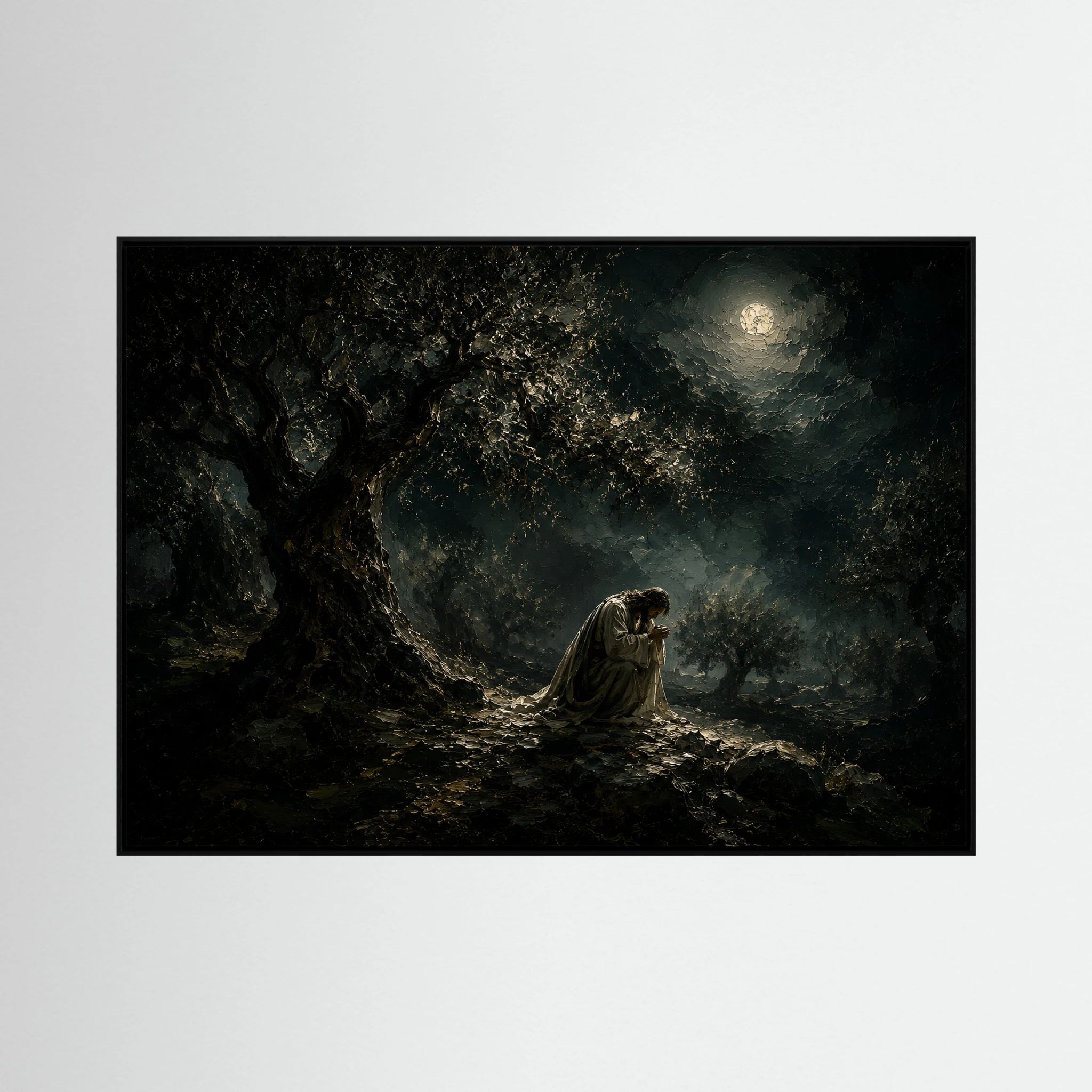 Before the Cross – Jesus in Gethsemane Painting Canvas