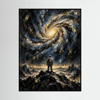 Where Earth Ends — abstrakcyjny obraz astronauty