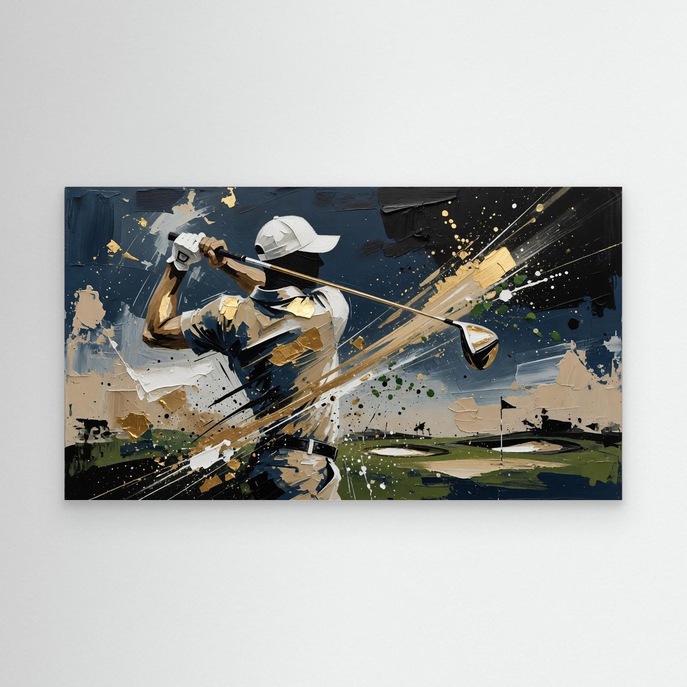 Fairway Force – Abstract Golf Wall Art