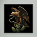 Cactus Throne - Aztec Eagle Art 