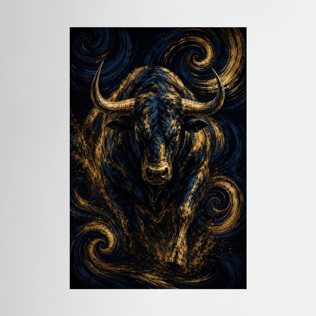 Gilded Bull in a Cosmic Vortex