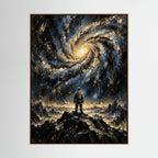 Where Earth Ends — abstrakcyjny obraz astronauty
