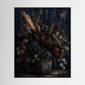 In Your Honor – Navy Floral Wall Art
