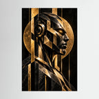 A Mind of Its Own — Quadro sull'IA nero e oro