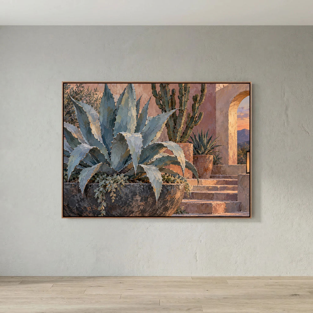 Desert Stillness — Obraz botaniczny